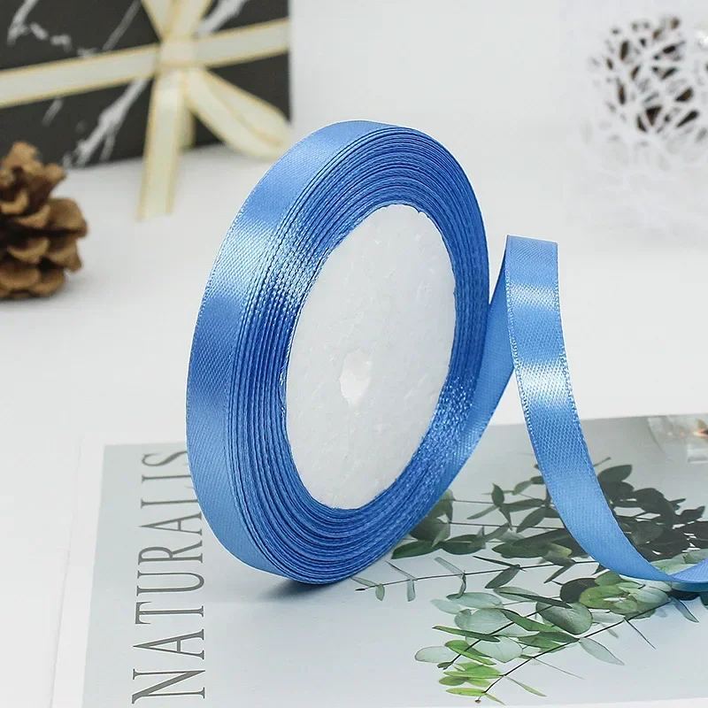 Elegant Satin Ribbons for Gift Wrapping & Decorations - 25 Yards