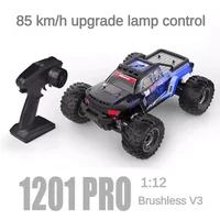 V3 Brushless RC Off Road Vehicle UD1201 PRO 85KM/H Desert Truck 1/12 Four Wheel Drive Big Foot Alloy High Speed Model Car Toy 1