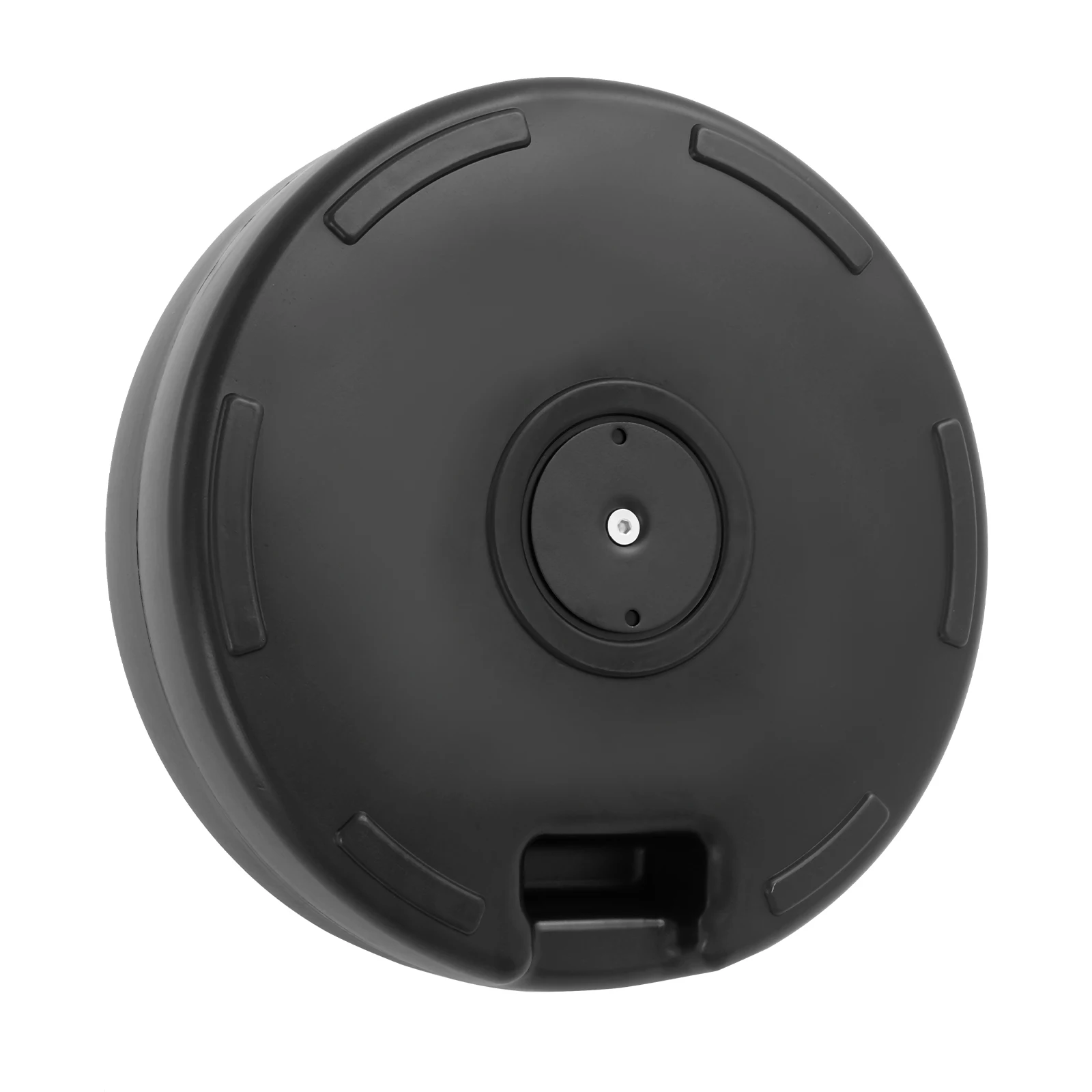 Befüllbarer Sonnenschirmständer, Runder Schirmständer mit Verstellbarem Knopf 1,3-1,9 Zoll für Garten, Terrasse, Pool, HDPE-Kunststoff, Schwarz – Detail 7
