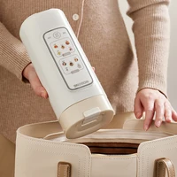 Bouilloire électrique mini 650 ml, portable pour la maison et la voiture, tasse chauffante multifonctionnelle, pot à eau bouillante, théière de voyage pour l'extérieur, 12V 24V 220V 5