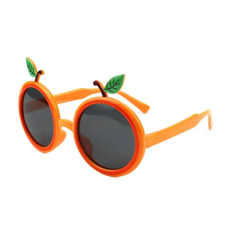 Niedliche orangefarbene Sonnenbrille, kreative Hawaii-Stranddekoration, fruchtförmige Sonnenbrille, lustige Party-Foto-Requisiten, UV400-Sonnenbrille – Detail 3