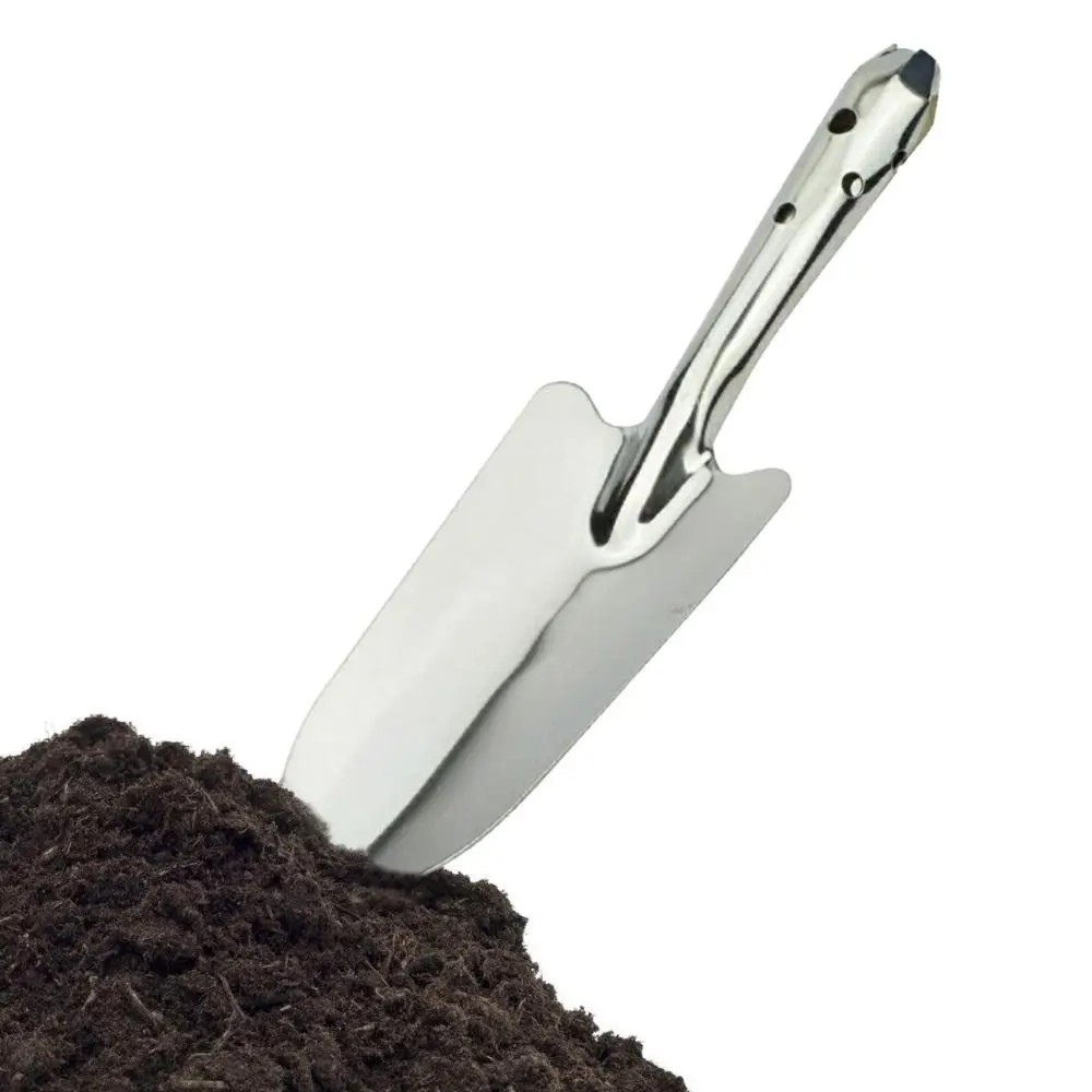 Stainless Steel Garden Trowel Shovels Magnetic Rust Resistant Weeding Transplanting Hand Shovel With Grip Not Easy To Deform
