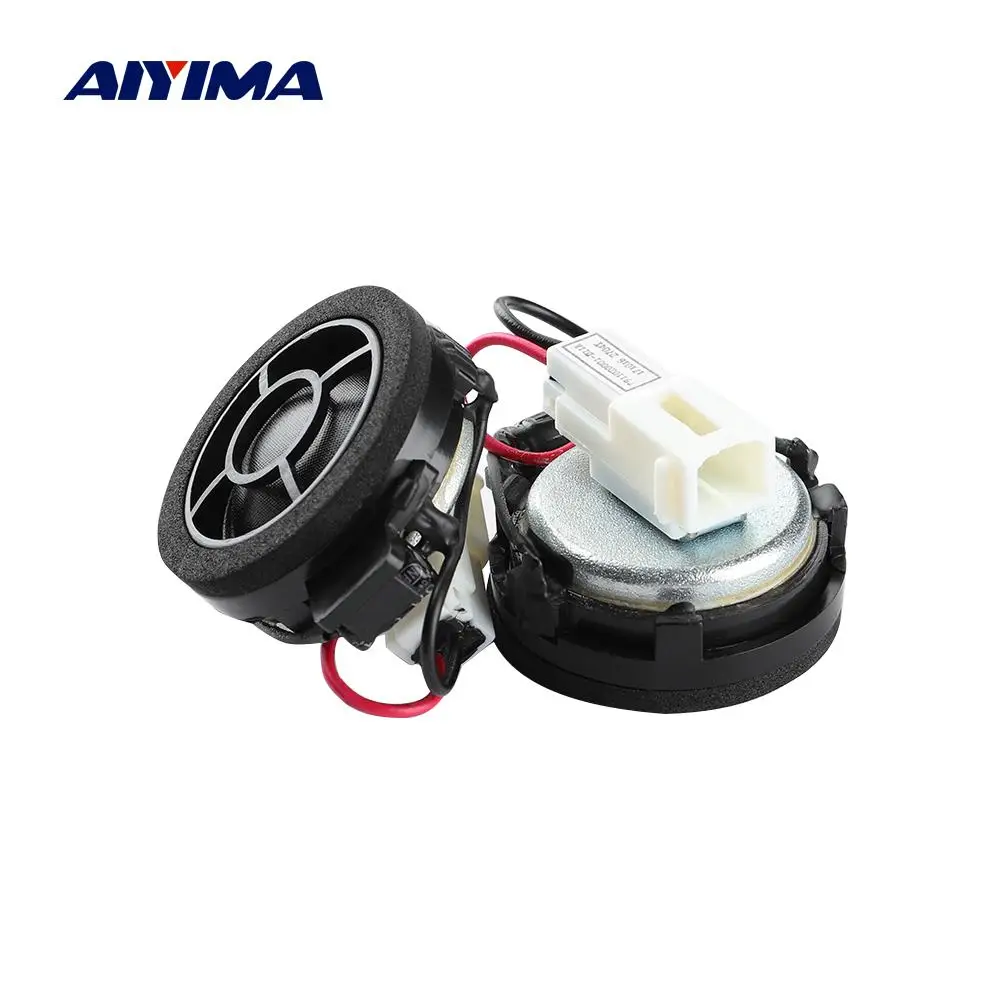 2Pcs 1.5 Inch Audio Tweeter Speakers 4 Ohm 25W Silk Film Neodymium Loudspeaker Treble Speaker Protect Cover audio speakers tweeter speaker speaker repair parts