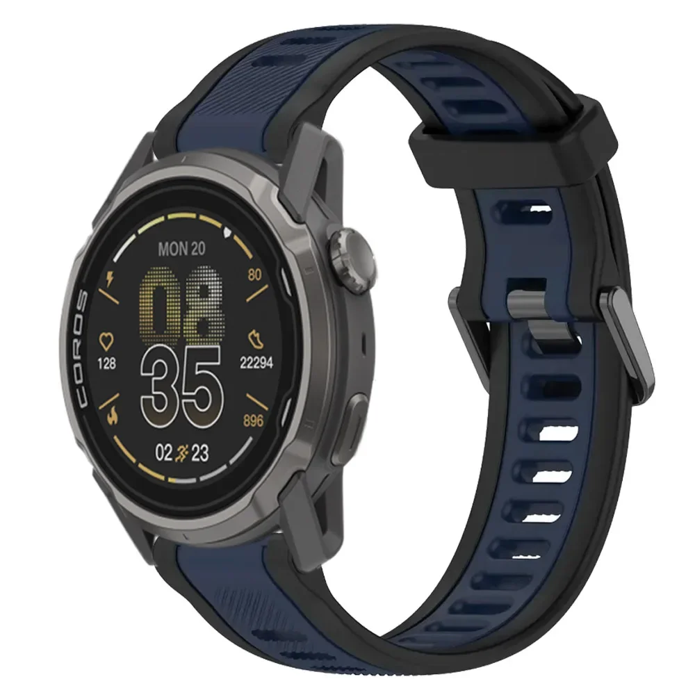 Sports Silicone Strap - Comfortable All-Day Wear Bracelet, Available in 18/20/22mm Sizes
