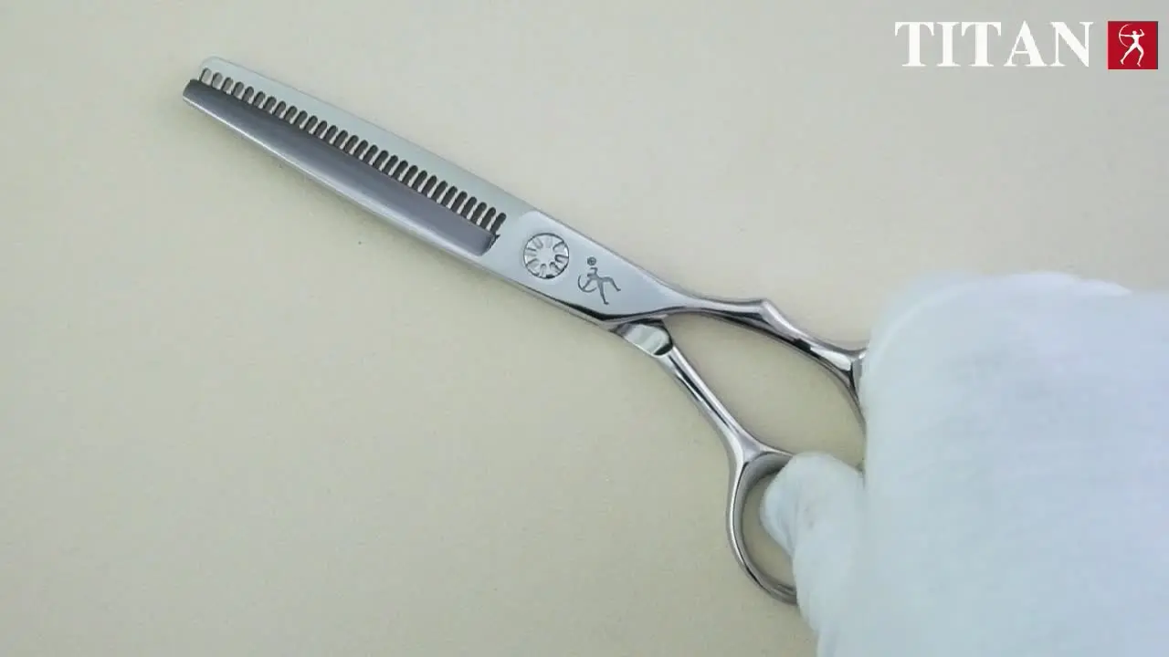 タイタン理髪はさみ、理容師用ツール、ヘアプロ用すきバサミ、VG10鋼