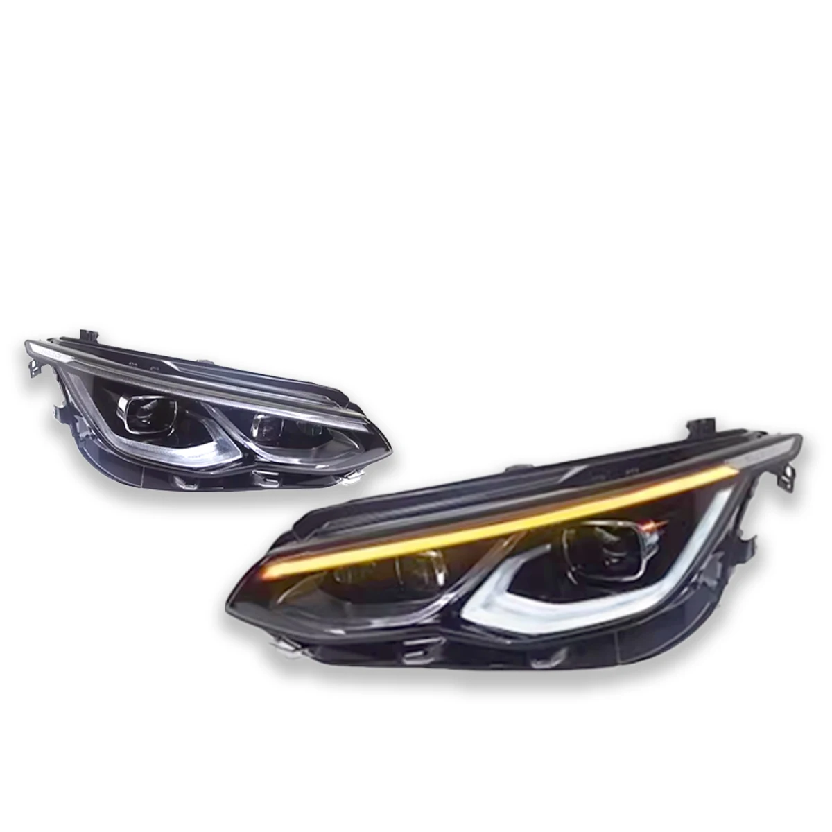 タイプ-VWゴルフ8 2021-2024用カーLEDヘッドライト、ヘッドライト