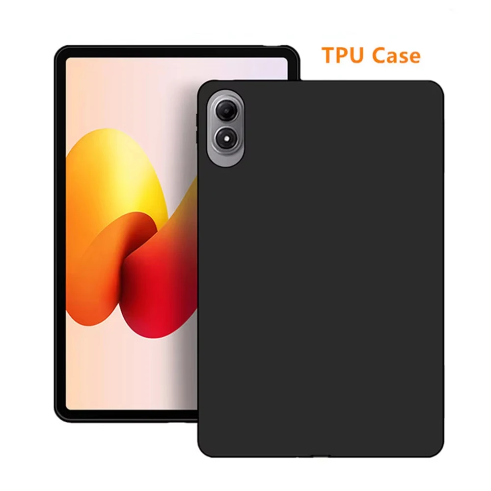 Sleek Soft Silicone Black Tablet Case with Enhanced Protection