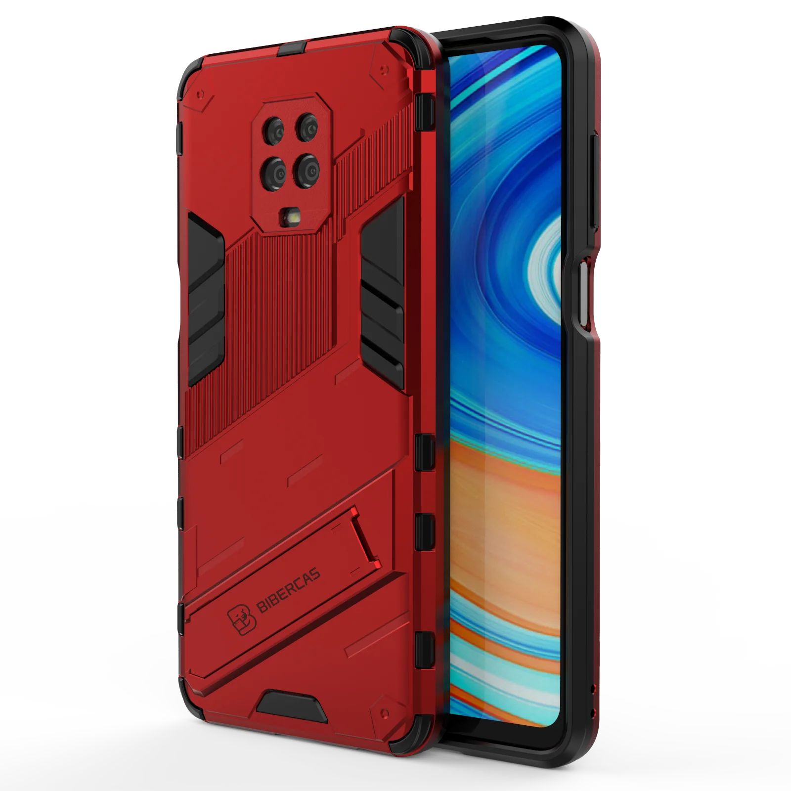 Enhanced Shockproof Armor Stand Phone Case Bumper Cover
