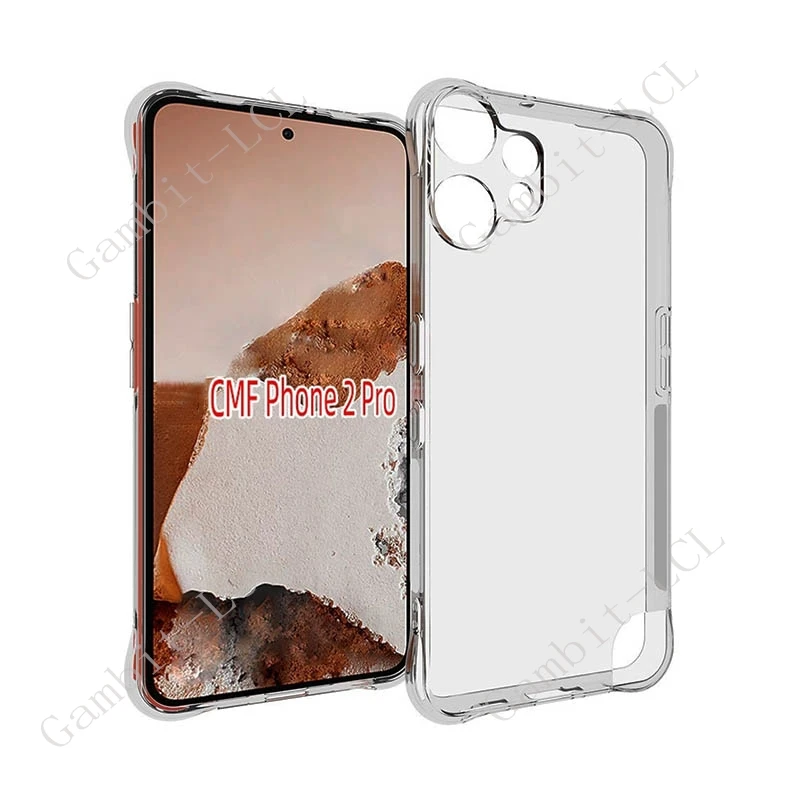 Enhanced Shockproof Anti-Fall TPU Phone Case - Soft Back Cover