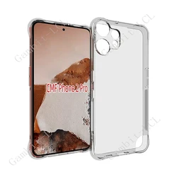 Enhanced Shockproof Anti-Fall TPU Phone Case - Soft Back Cover for CMF Phone 2 Pro (Clear)