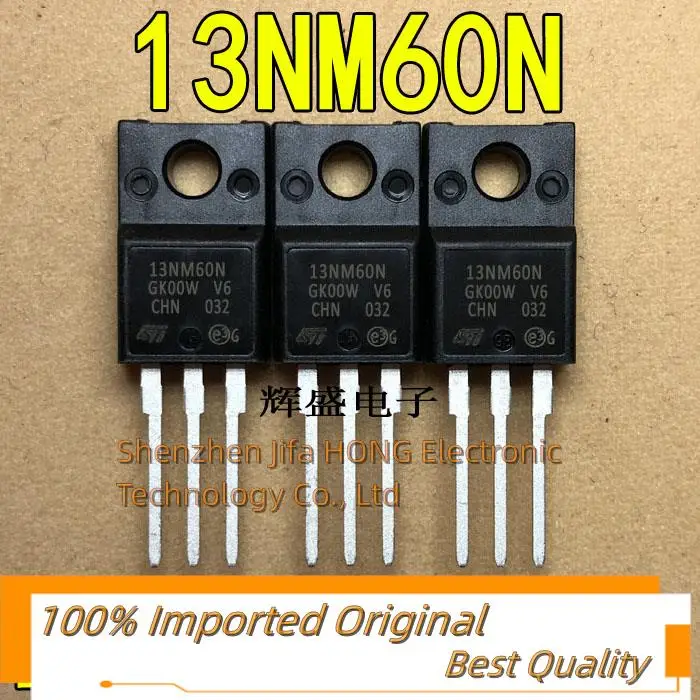 2x Transistors MOSFET N-CH 600V 13NM60N - NEUF - Pour électronique
