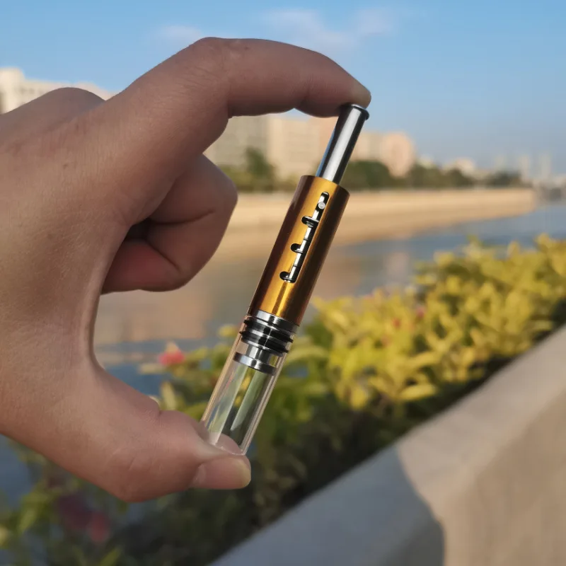 Pipa-retr-ctil-de-vidrio-para-fumar-tabaco-soporte-tipo-pist-n-filtro ...