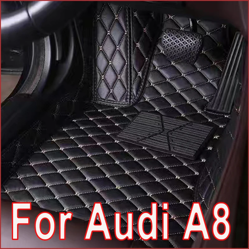 

Car Floor Mats For Audi A8 D3 4E 2006~2010 Carpet Luxury Leather Mat Durable Rug Interior Part Anti Dirt Pad Car Accessories
