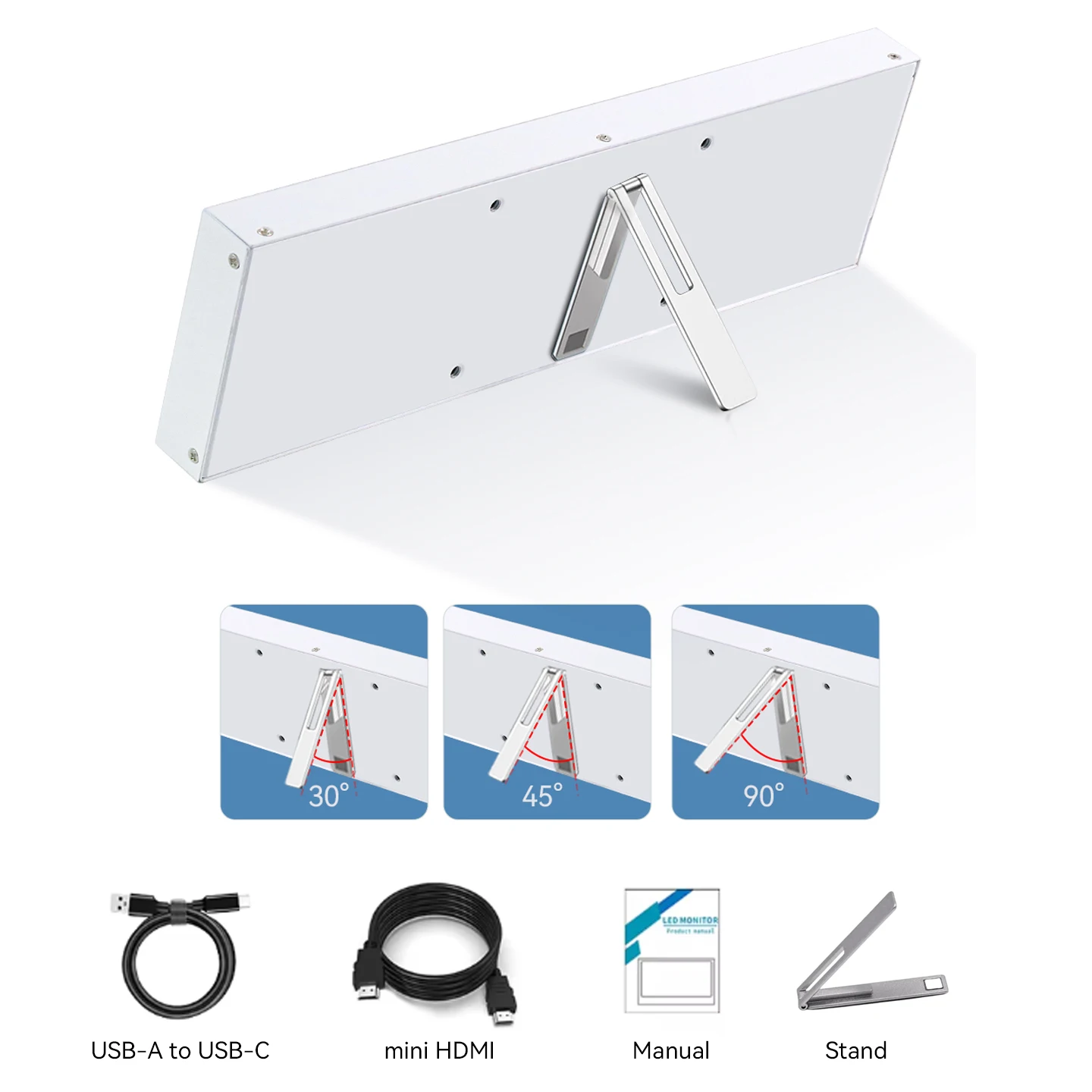 Aida64,1920x480, 4:1, 8.8インチ用のミニLCDタッチスクリーンを備えた