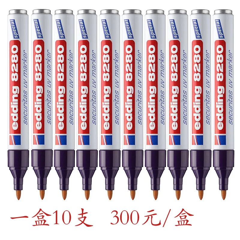 German edding Invisible UV Marking Pen Oily UV Pen Edding8280  Anti-Counterfeiting Packaging Logo Pen Colorless and transparent -  AliExpress