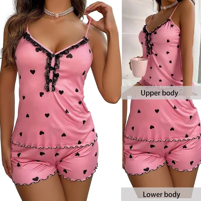 Ensemble pyjama sexy deux pièces pour femmes – Image 3