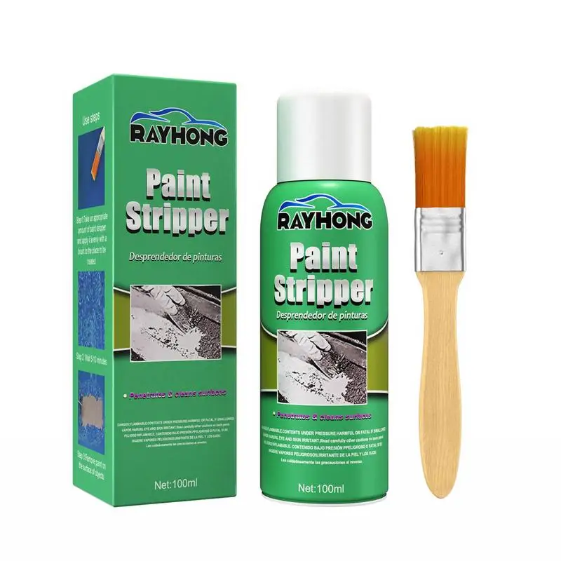 

100ml Strong Paint Remover Car Hub Scratch Free Cleaning Paint Remover Auto Engine Paint Remover Varnish Stripper Rust Remover