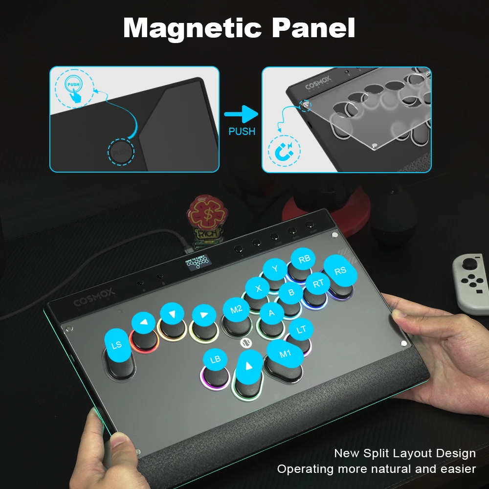 Haute42 Magnetic C16-S Leverless Hitbox Controller All-Button