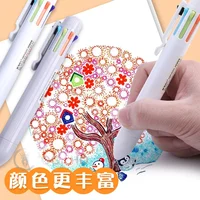 M&G 2Pcs Multicolor Pens 8-in-1 Retractable Ballpoint Pens,8 Colors Transparent Barrel Ballpoint Pen for Office School Supplies 2