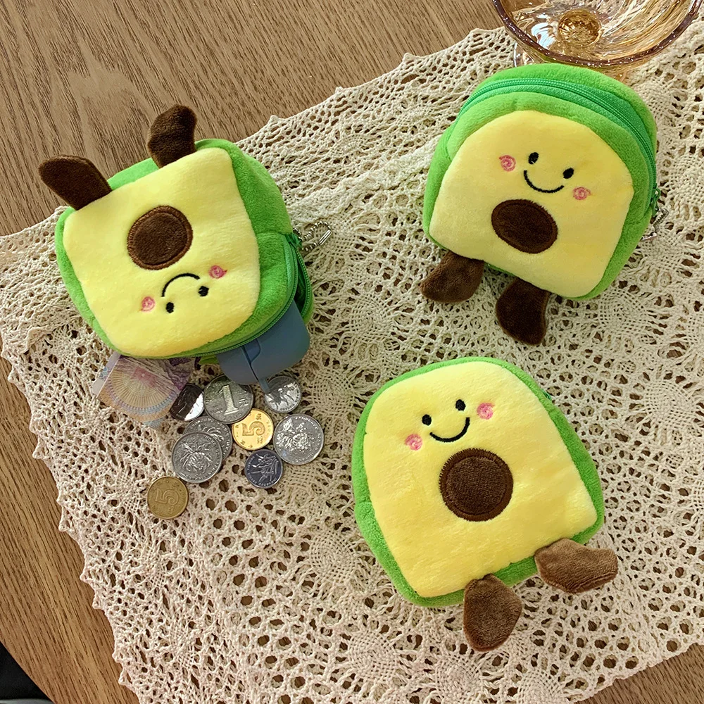 Avocado Shaped Coin Purse Storage Bag