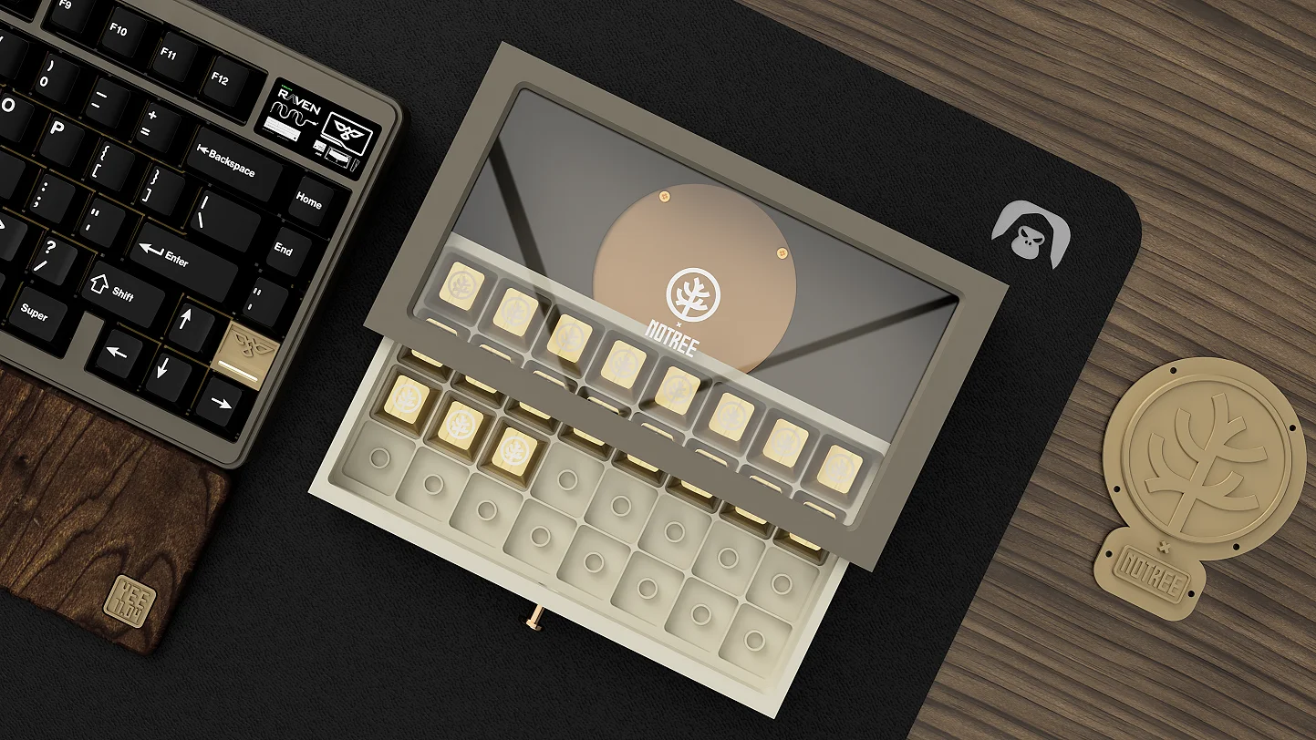 ECHOME-Custom 3D Printing Keycap Storage Box, Gaveta