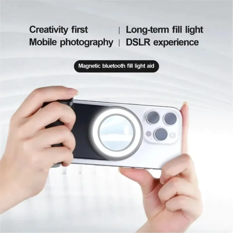 MagSafe Camera Shutter Grip Bluetooth Selfie Handle Photo Stabilizer