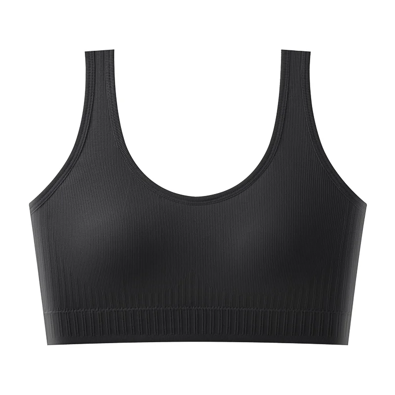 Breathable Sports Bra Anti-Sweat Fitness Top Women Seamless Yoga Bra Shockproof Crop Top Push Up Sport Bra Gym Workout Top