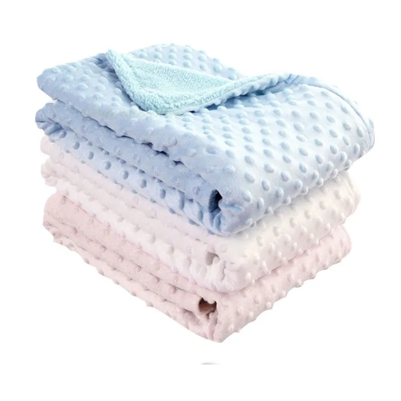 Baby Blanket Newborn Swaddle Wrap Thermal Soft Fleece Roupa Bedding