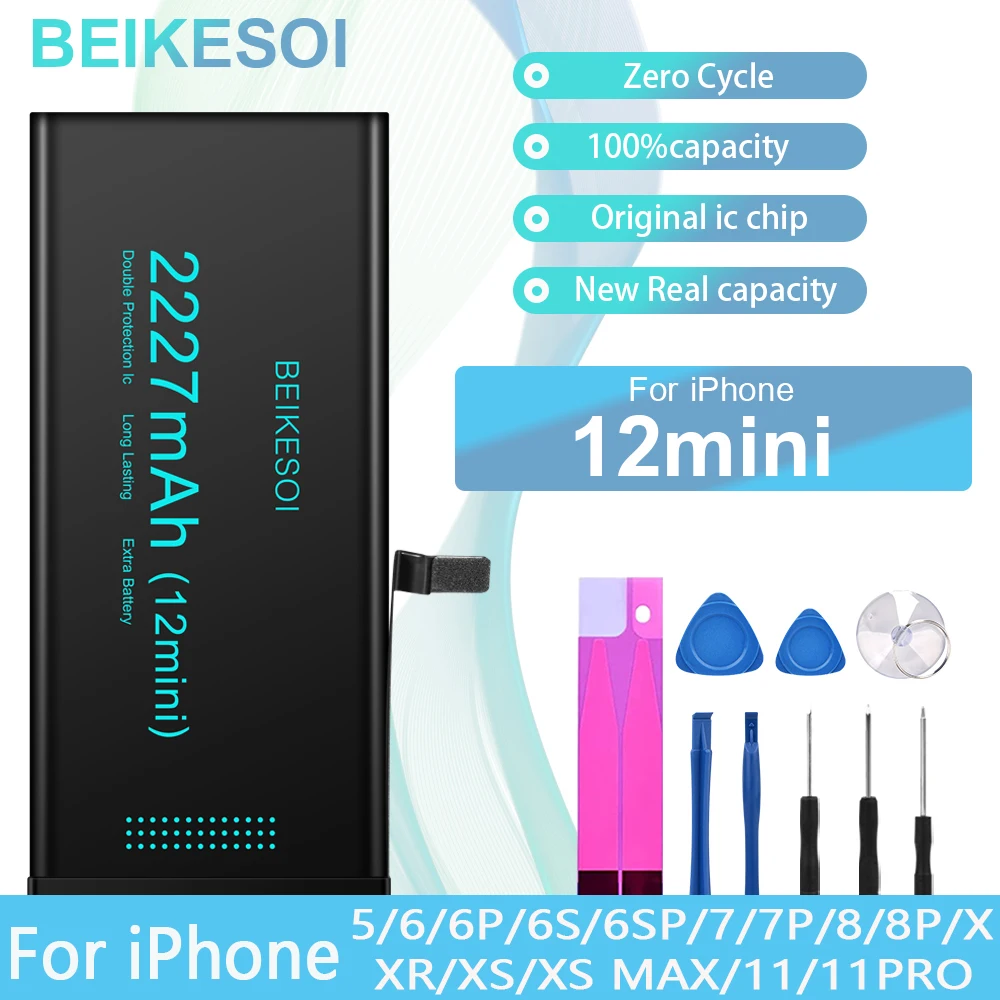 

BEIKESOI Battery For iPhone 12 Pro MAx 13 Apple iPhone bateria For iphone 12pro 12promax 13pro 13promax