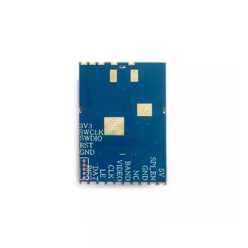 1PC RX7500 수신기 아날로그 VRX 6000-7500MHz 7.2G 무선 비디오 수신 모듈 1.20.6V RSSI 출력 8밴드 SPI 주파수 포인트