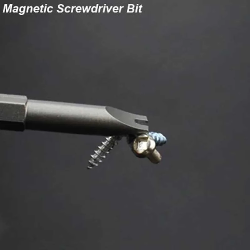 Precision Y U Shaped Triangle Screwdriver Magnetic Bit 1/4in Inner Cross Three Points Screw Driver Security Tip For Power Drill