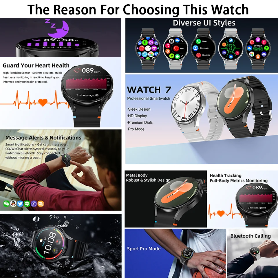 ���ο� WATCH 7 ��Ʈ�� ����Ʈ��ġ ������ NFC �������� ��ȭ IP68 ��� �ƿ����� ������ �ð� ���ο� WATCH 6 ���׷��̵� ��ħ�� ����Ʈ��ġ
