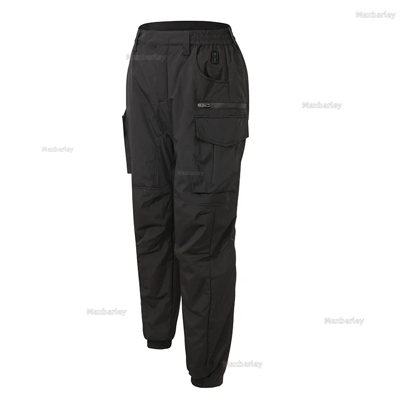 18 ZONES Heated Pants Men Winter Waterproof Warm USB Self Heating Thermal Cargo Pants Man Heated Multi Pocket Hiking Trousers