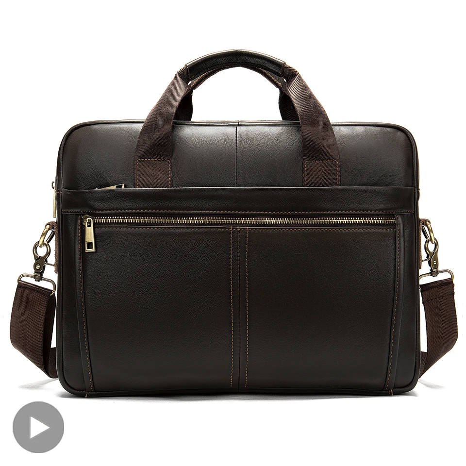Портфель мужской из натуральной кожи