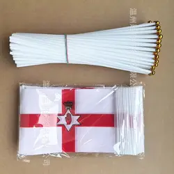 Northern Ireland Hand Waving Flag - 14x21cm Polyester Banner for Parades and Decorations (Northern Ireland)