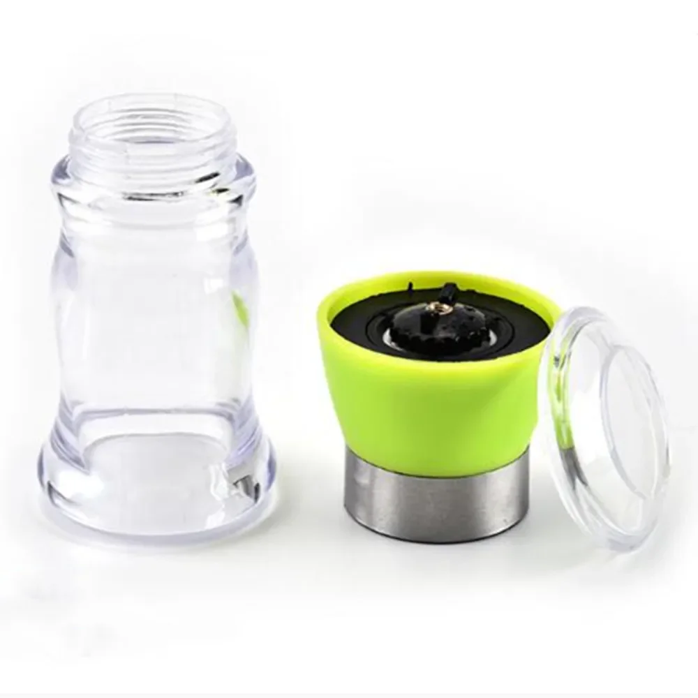 Salt Pepper Mill Grinder Pepper Grinders Shaker Spice Container Seasoning Condiment Jar Holder Kitchen Grinding Bottles Tools