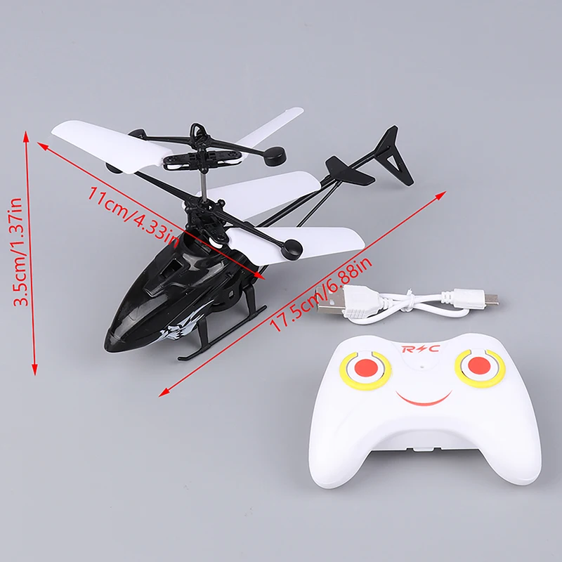Mini RC Helicopter Drone Electric Flying Toy Radio Remote Control Aircraft Indoor Outdoor Game Model Gift Toy for children 3