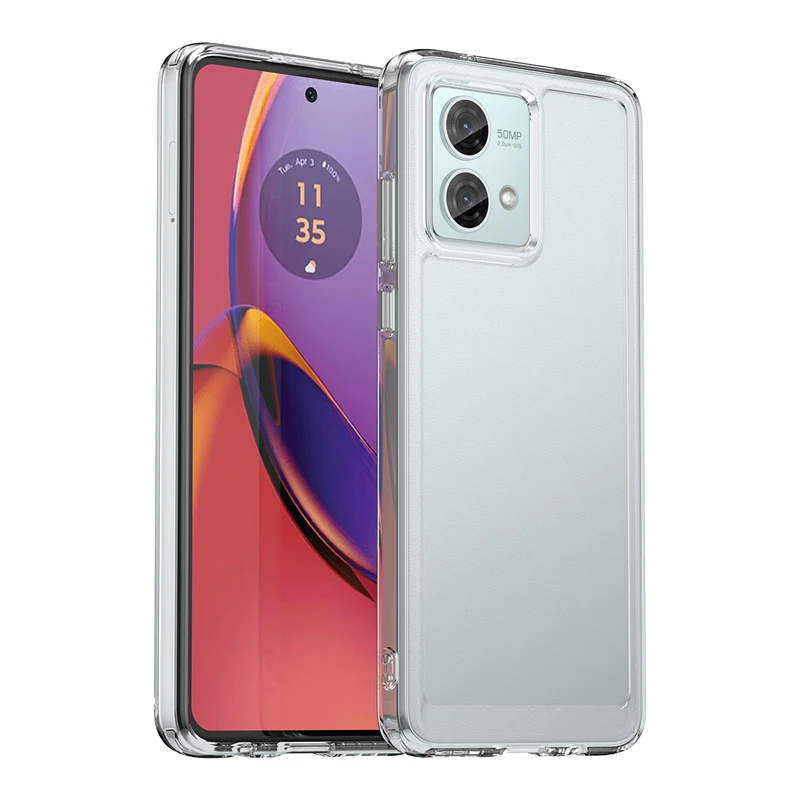 Per Motorola Moto G84 Custodia Per Motorola Moto G84 Cover Shell Bumper Capa Para Custodia Posteriore Morbida Trasparente Per Moto G84
