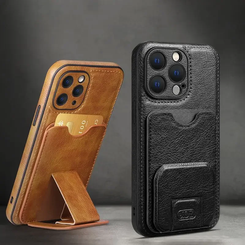 

Multi-function card slot case for Iphone Xs Max 14 15 Plus stand drop Cover Iphone 11 12 13 14 15 Pro Max case