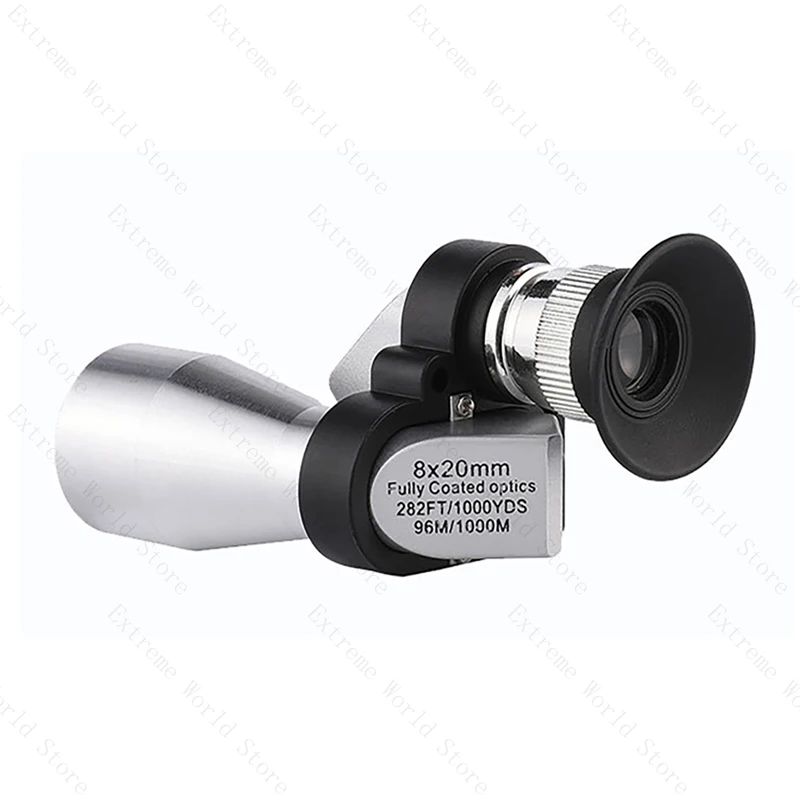 8x20 HD Night Vision Mini Pocket Zoom Monocular Outdoor Telescope for Hunting Camping Mountaineering Hike 5