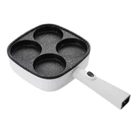 ~Korean egg frying pan breakfast household four hole breakfast machine Non-stick surface multi-function hamburger machine 1