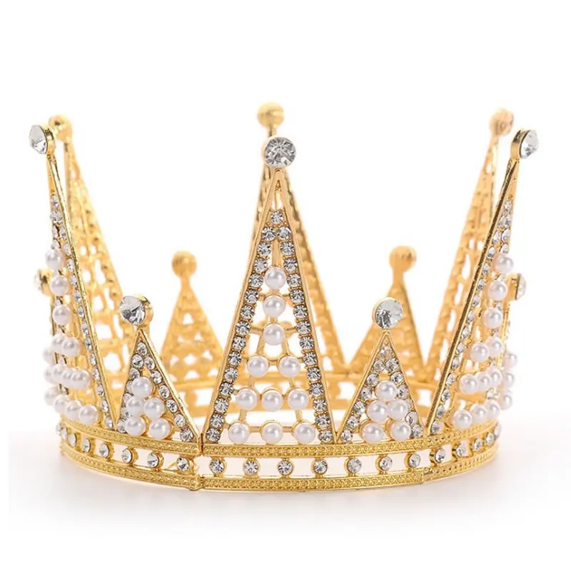 1 шт., Металлическая корона для украшения торта 1 шт., Металлическая корона для украшения торта