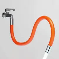 Faucet Extension Tube Rotatable Extender Hose Bendable/Shapable/Flexible Water Tap Pipe Splash Proof Foaming Mout 1
