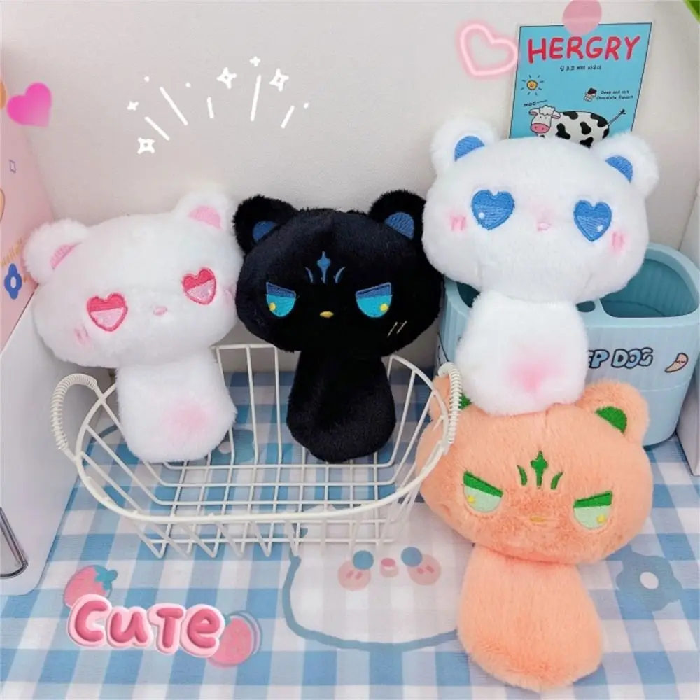 Stuffed Animal Cat Squeak Keychain Plush Toy Decorations Plush Doll Pendant Cartoon Squeeze Cat Plush Keyring Bag Charms 28cm kawaii toro inoue the cat plush toy soft anime cartoon animal doll room decorations birthday gifts christmas gifts for kids