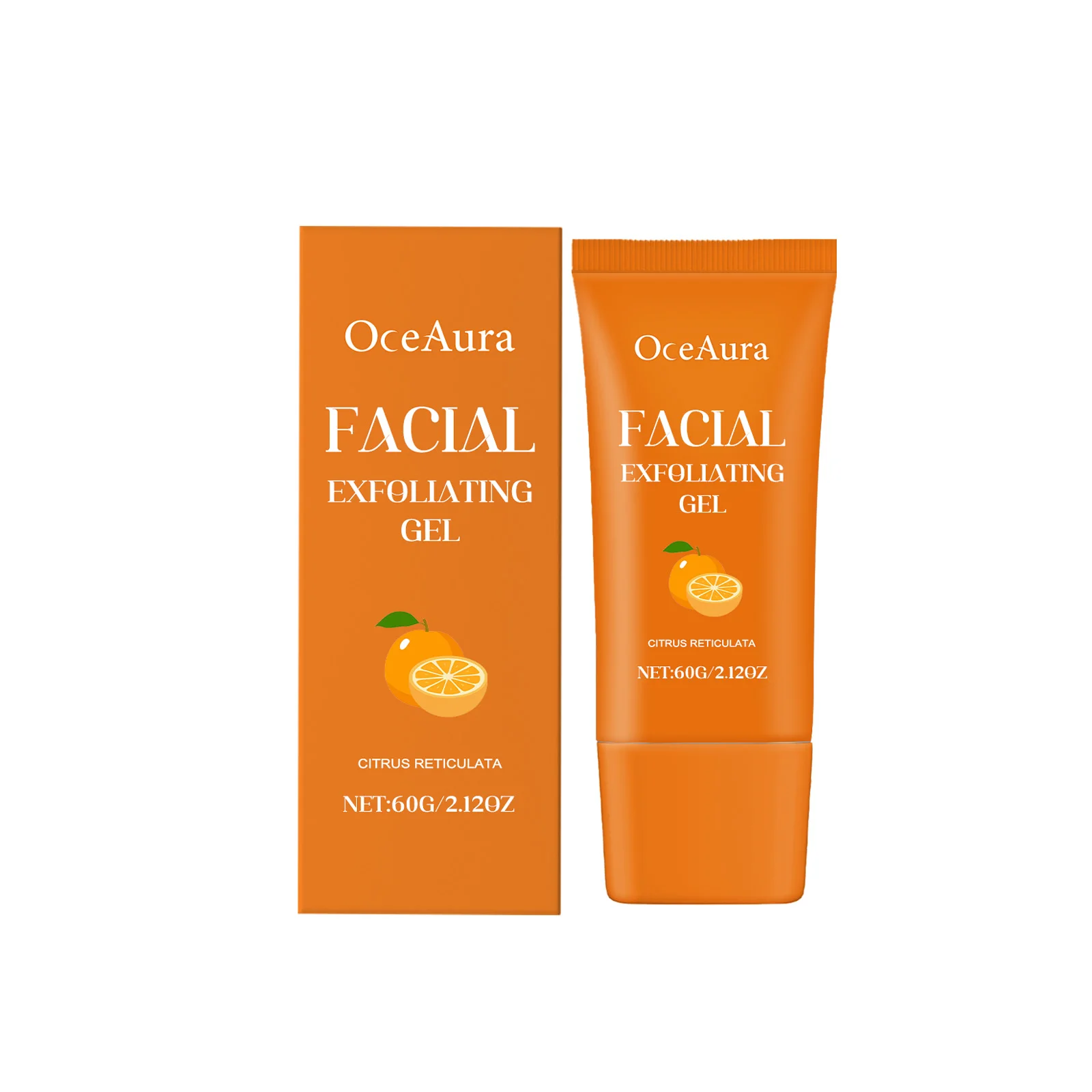 Vitamin C Faical Exfoliating Gel Dead Skin Removal Blackhead Brighten Skin Tone Antioxidant Reduce Dullness Smoothing Skin Care