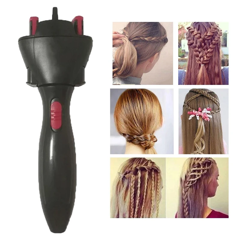 DIY Braider Machine Hair Styling Tools Crochet Braids Hair Braider Automatic Twist Braiding Knitting Device