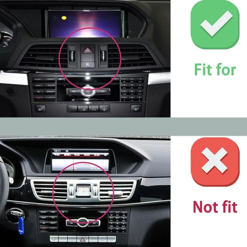 메르세데스-벤츠 E 클래스 E200 E300 W212 용 자동차 전화 홀더 2010 2011 2012 휴대 전화 마운트 자동차 무선 충전 특수 고정