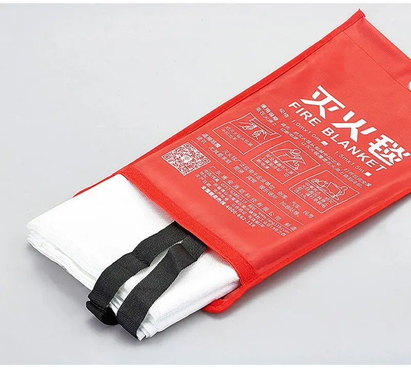 VITCOCO 1.2m*1.2m Fire Blanket Electric Welding Fire Blanket Protection Flame Retardant Glass Fiber