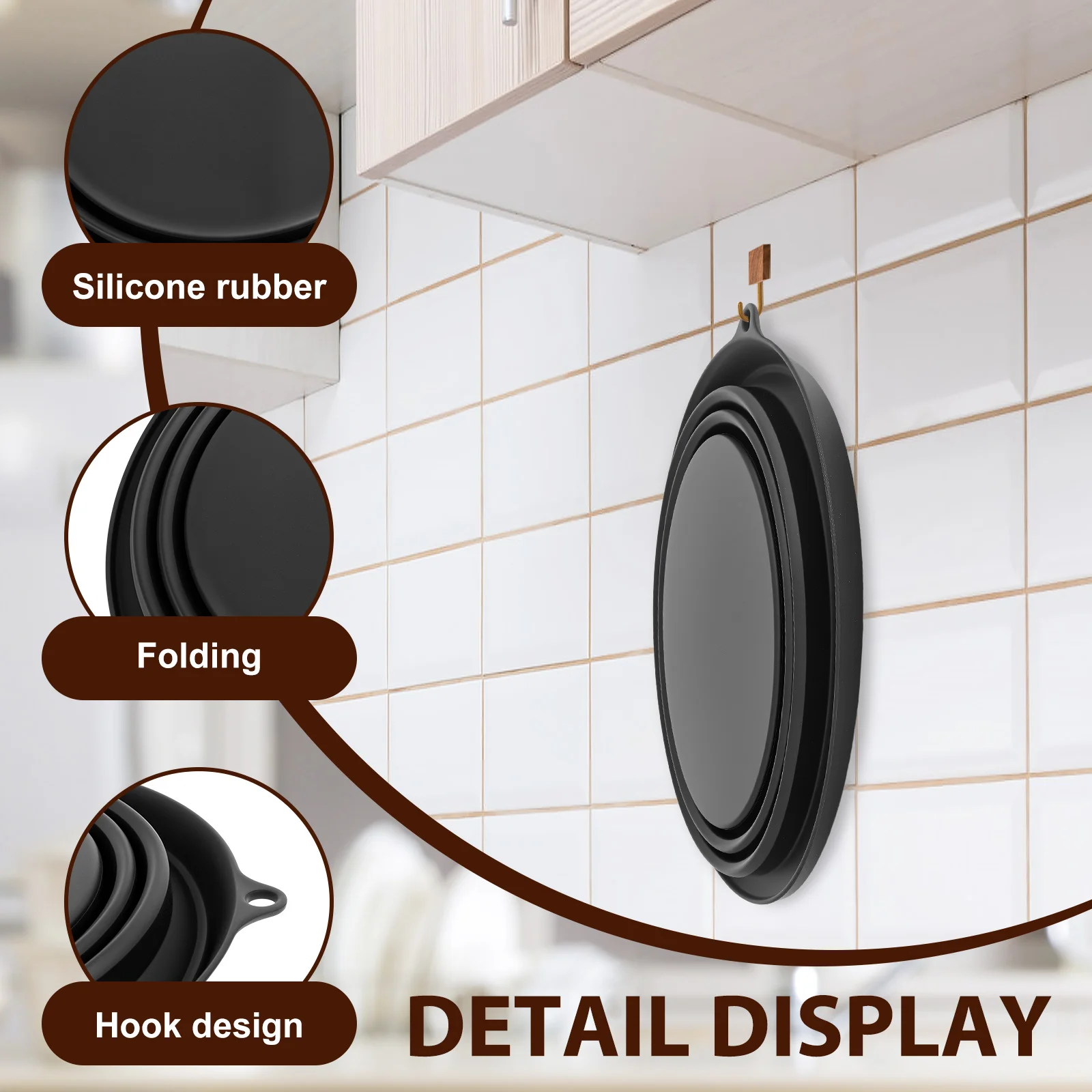 Silicone Foldable Facial Ice Bath Basin for Skincare