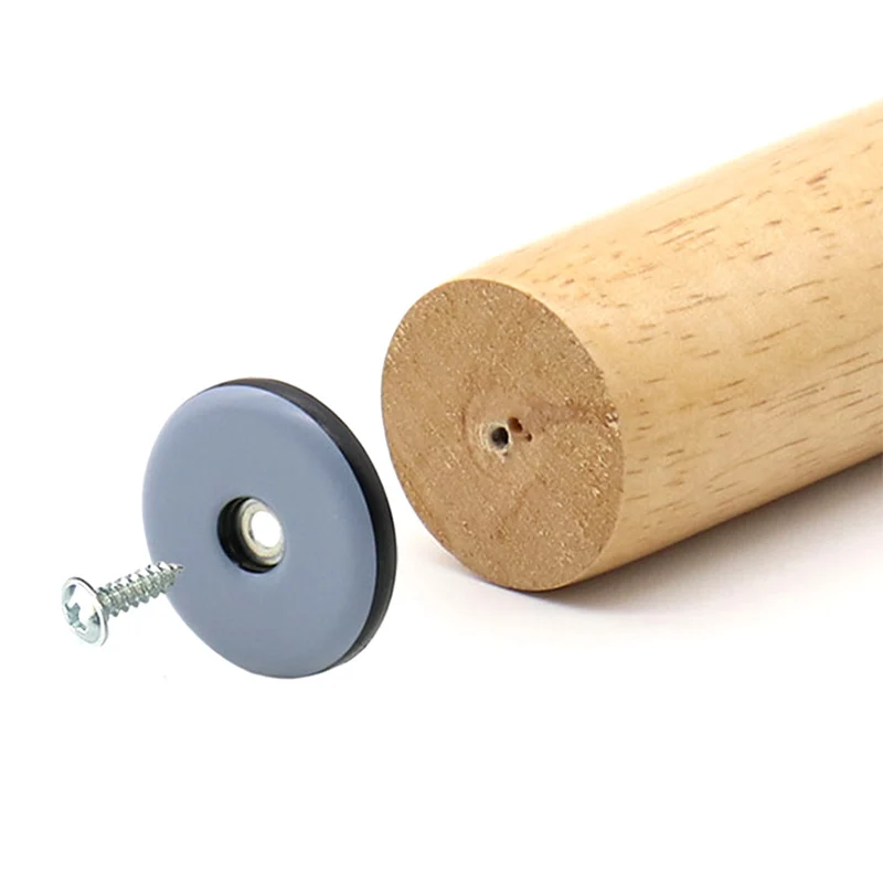 Furniture Glides With Screws Furniture Sliders Pads Table Chair Leg Mat Floor Protector 8PCS For Carpet Hardwood Hardware Tool furniture gliders furniture leg pads furniture foot pads rubber furniture feet pads furniture feet